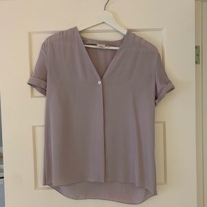 Aritzia Wilfred purple blouse